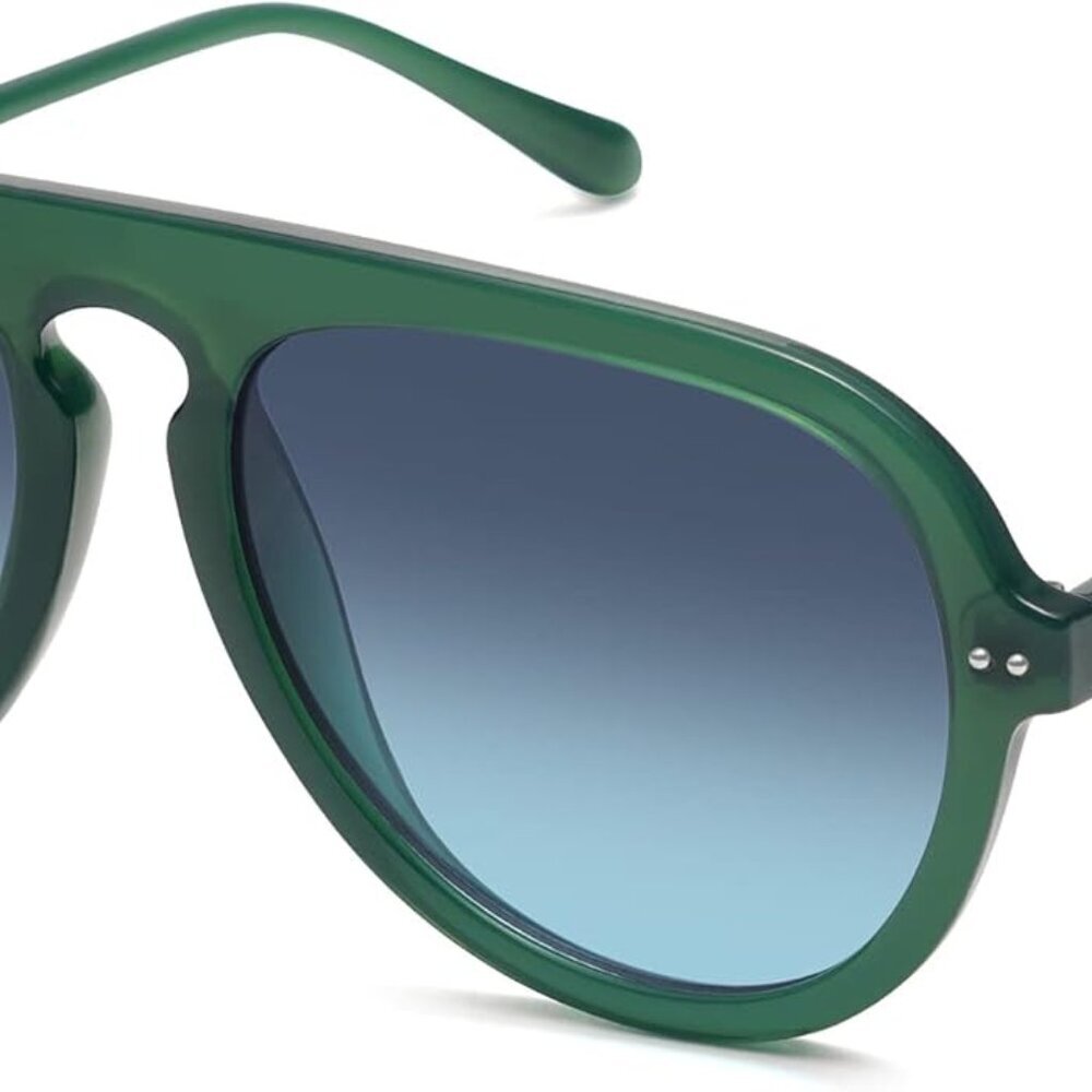 Retro Aviator Sunglasses Womens Mens Vintage Plastic Frame Shades Lentes De Sol